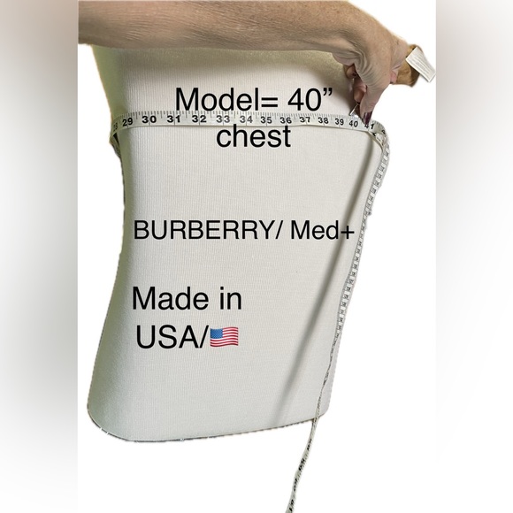 🔥NEW🔥BURBERRY NOVA CHECK L/S Luxury Cotton Button Down👔Oversized🇺🇸Med+/LG🔥 - Picture 6 of 16